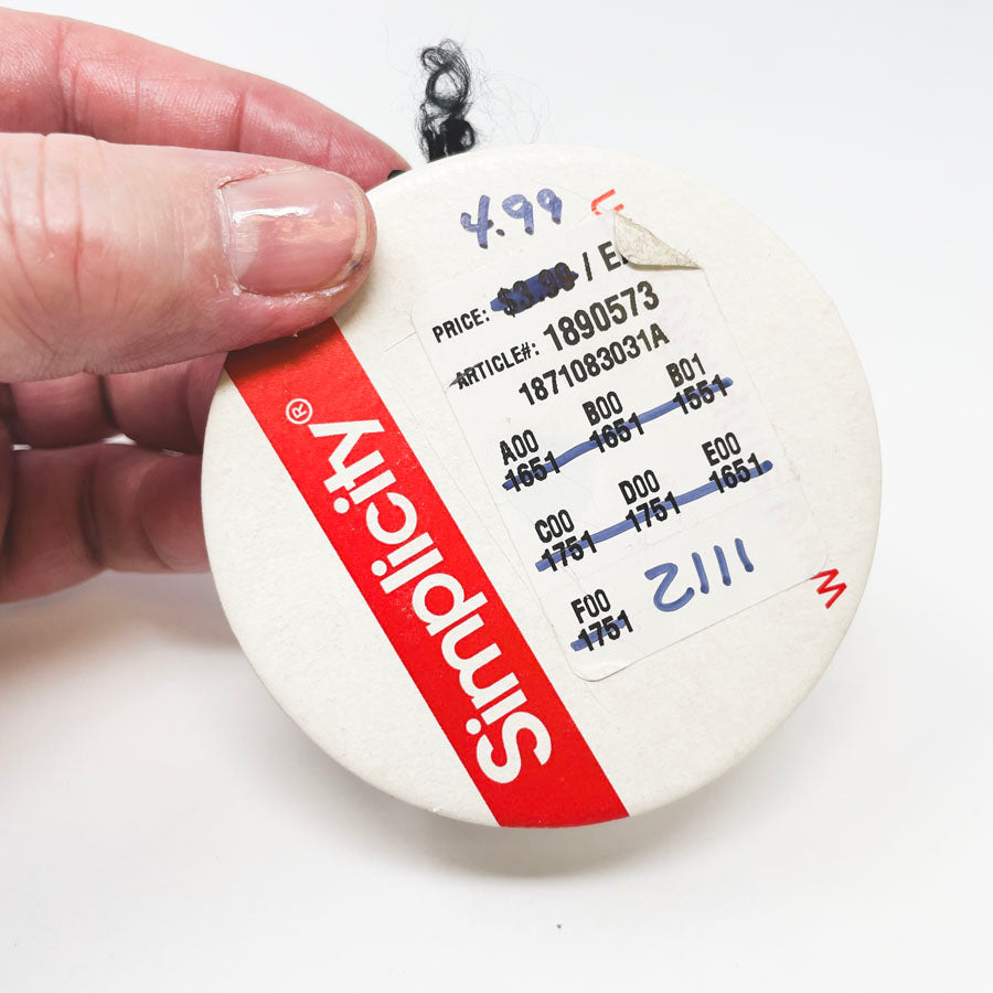 Simplicity Black Braided Trim