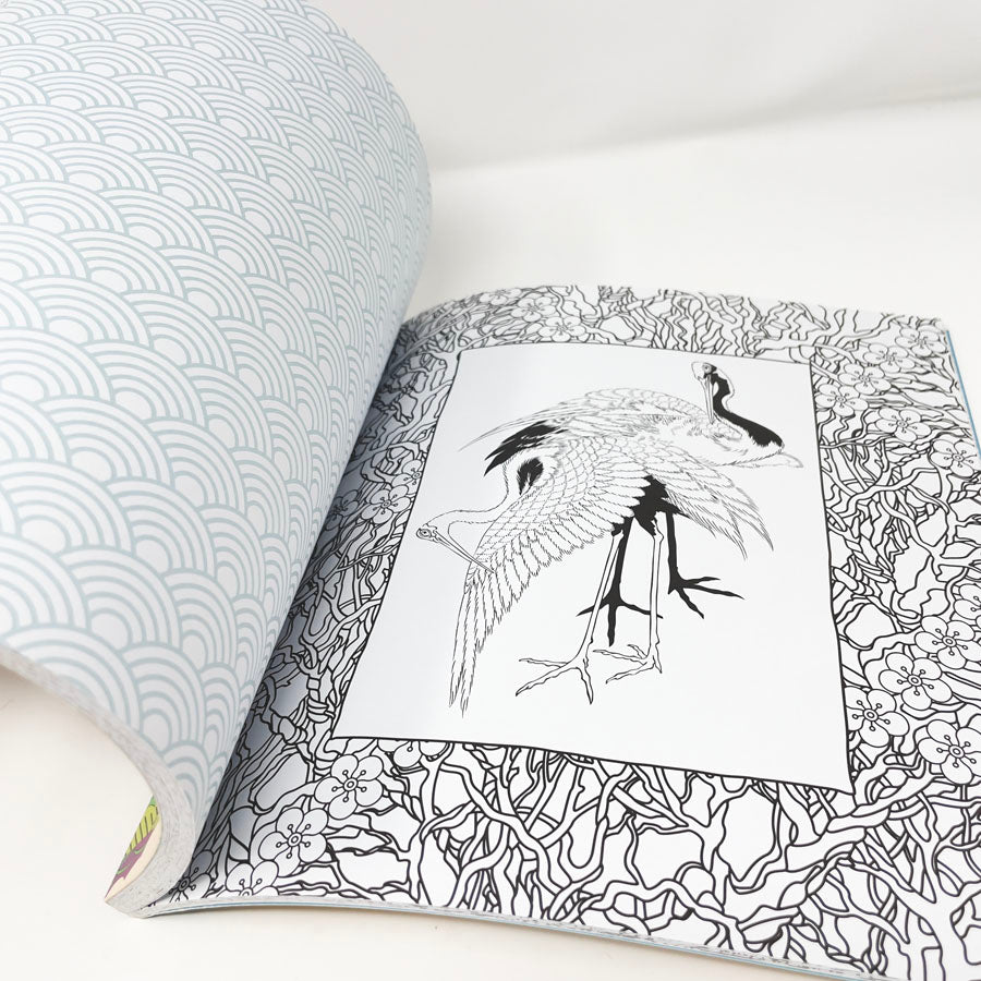 Japanese Folk Art Coloring Book by Chartwell