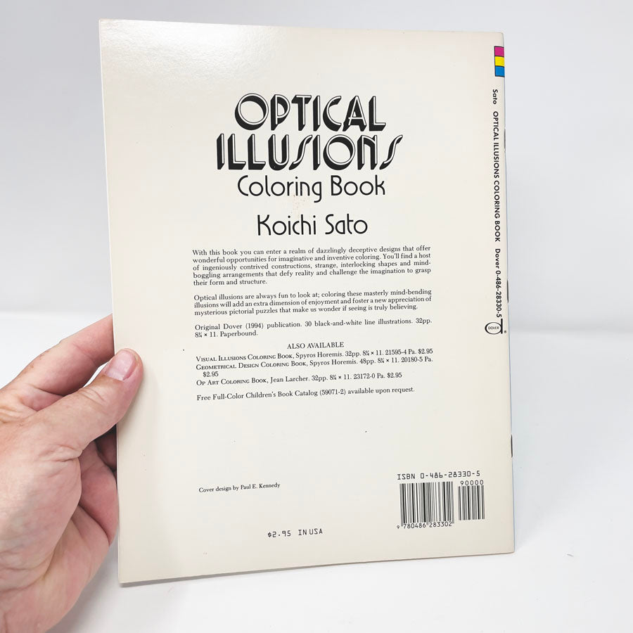 Optical Illusions Coloring Book by Dover