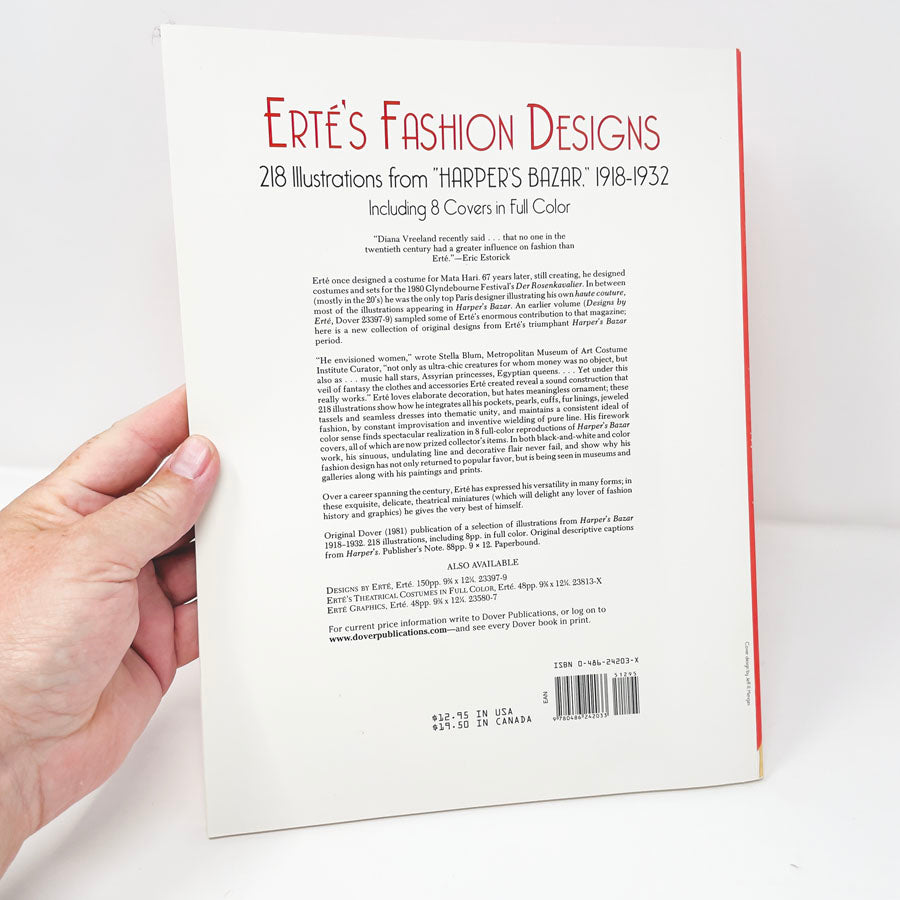 Erté's Fashion Designs Book by Dover
