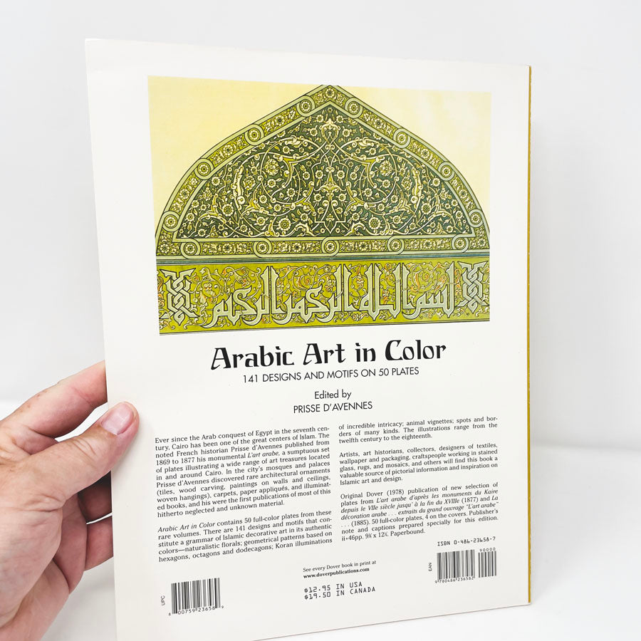 Arabic Art in Color Book by Prisse D'Avennes
