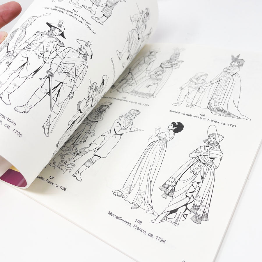Renaissance to 19th Century - Historic Costume Dover Clip Art Book & CD