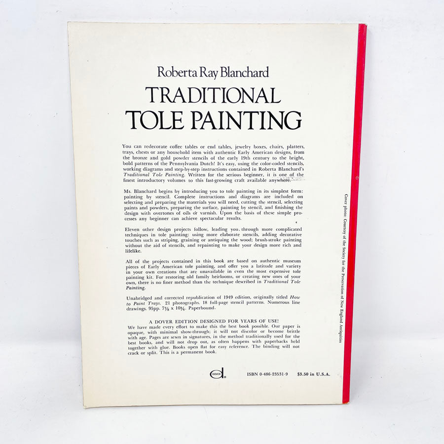 "Traditional Tole Painting" Book by Blanchard