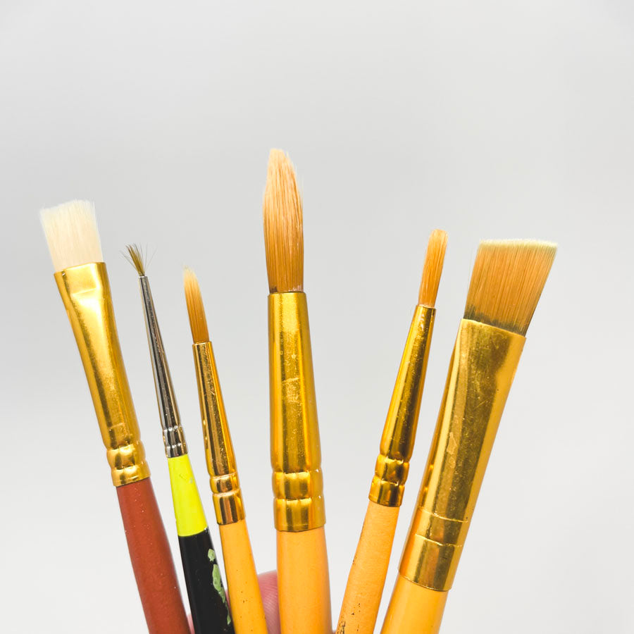Watercolor & Acrylic Artist'sLoft Paintbrushes - 6 Pack