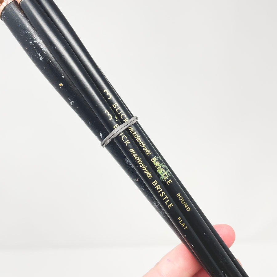 BLICK Masterstroke Bristle Paintbrushes - 4 Pack