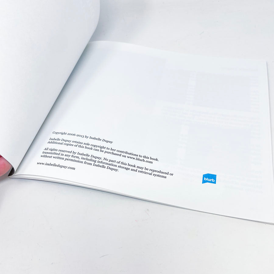 Isabelle Dupuy – Recent Artwork Blurb Book