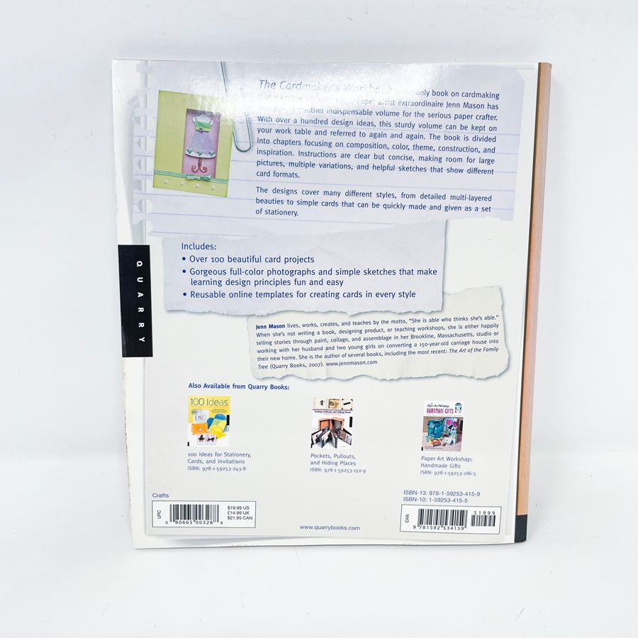 "The Card Maker's Workbok" Book by Jenn Mason