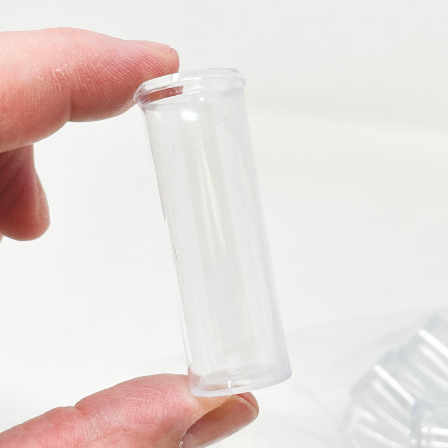 Plastic Tubes with White Caps