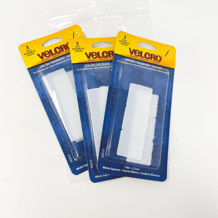 Velcro White Sew-On Bundle