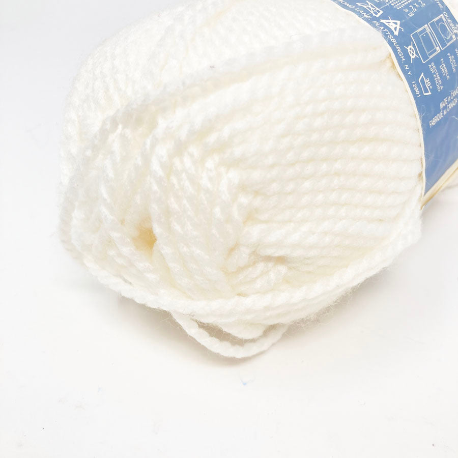 White Phentex Chunky Acrylic Yarn