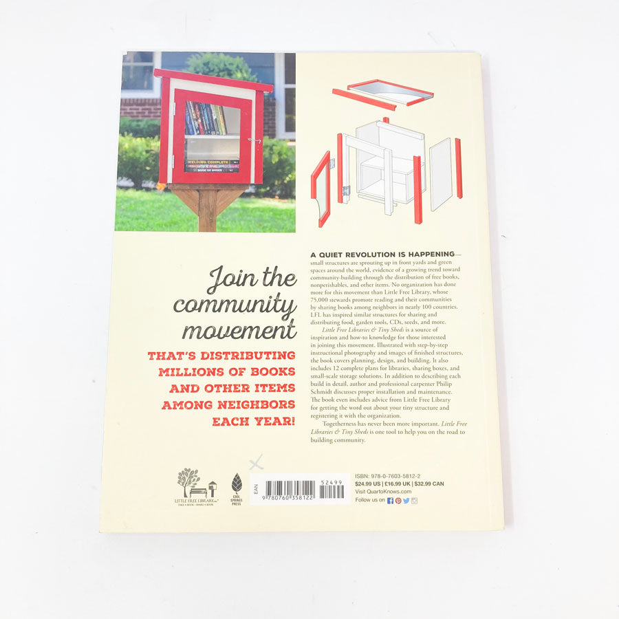 12 Miniature Stuctures You Can Build Book - Little Free Libraries & Tiny Sheds