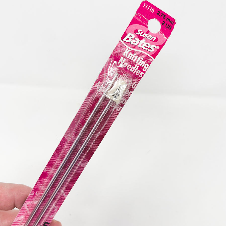 Susan Bates 10" Knitting Needles - Size 2