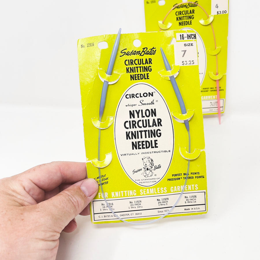 Circlon Nylon Circular Knitting Needles - Pick a Size