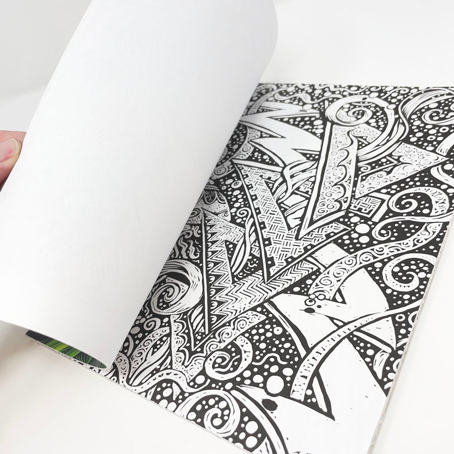 Woodcut Designs Coloring Book by Creative Haven