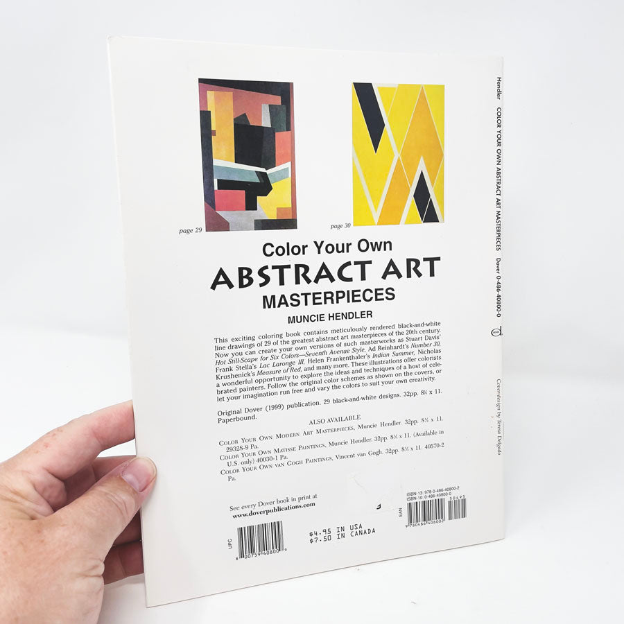 Color Your Own Abstract Art Masterpieces Coloring Books