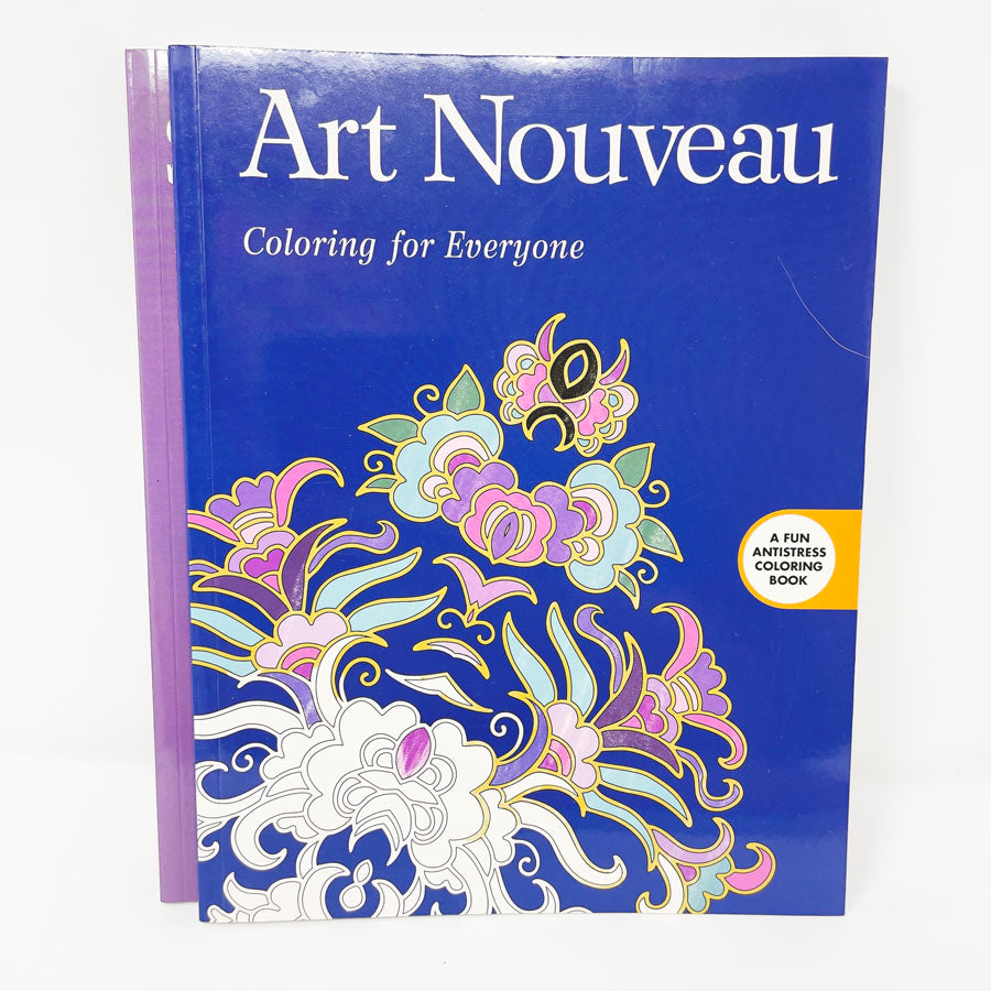 Art Nouveau Coloring for Everyone Coloring Book