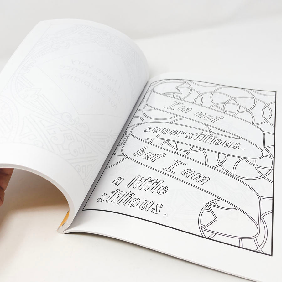 Dunder Mifflin The Best Quotes Coloring Book