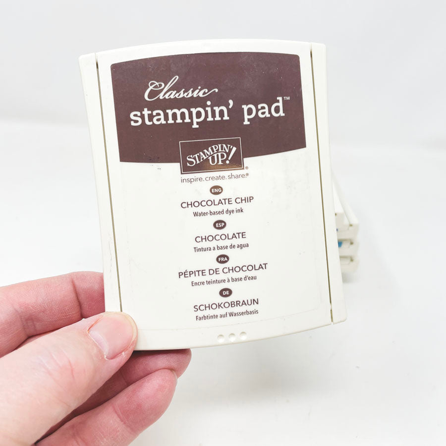 Blue/Green/Yellow/Neutral: Classic Stampin' Up Stamp Pads