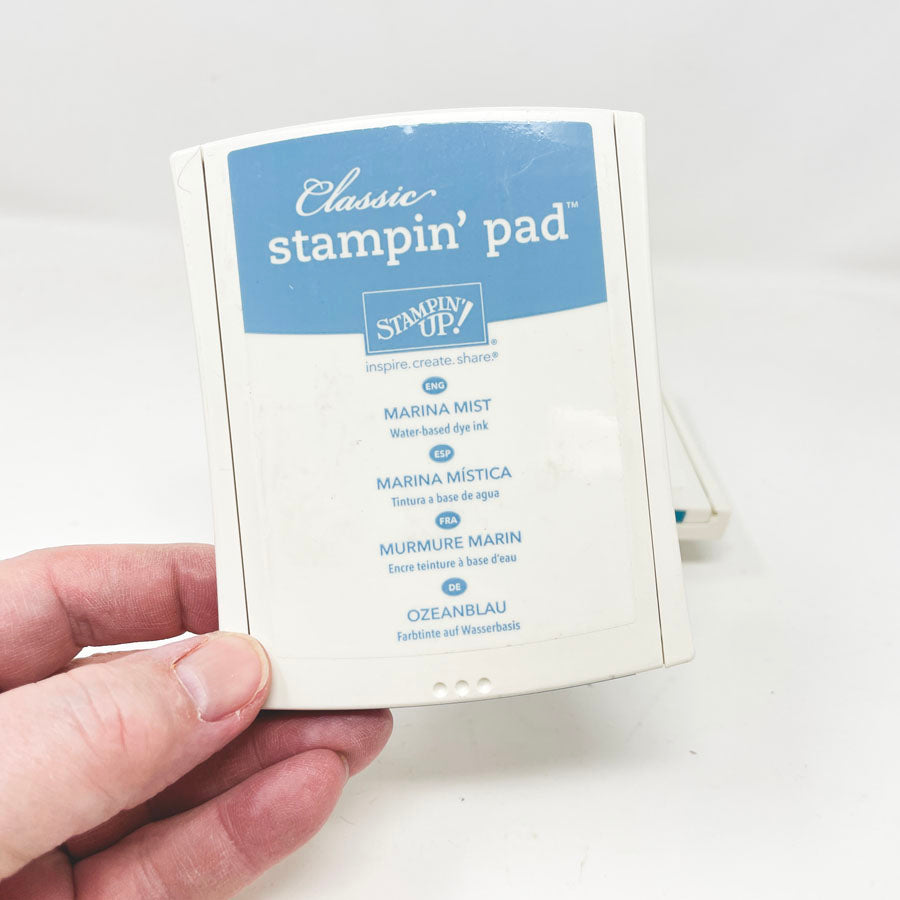 Blue/Green/Yellow/Neutral: Classic Stampin' Up Stamp Pads