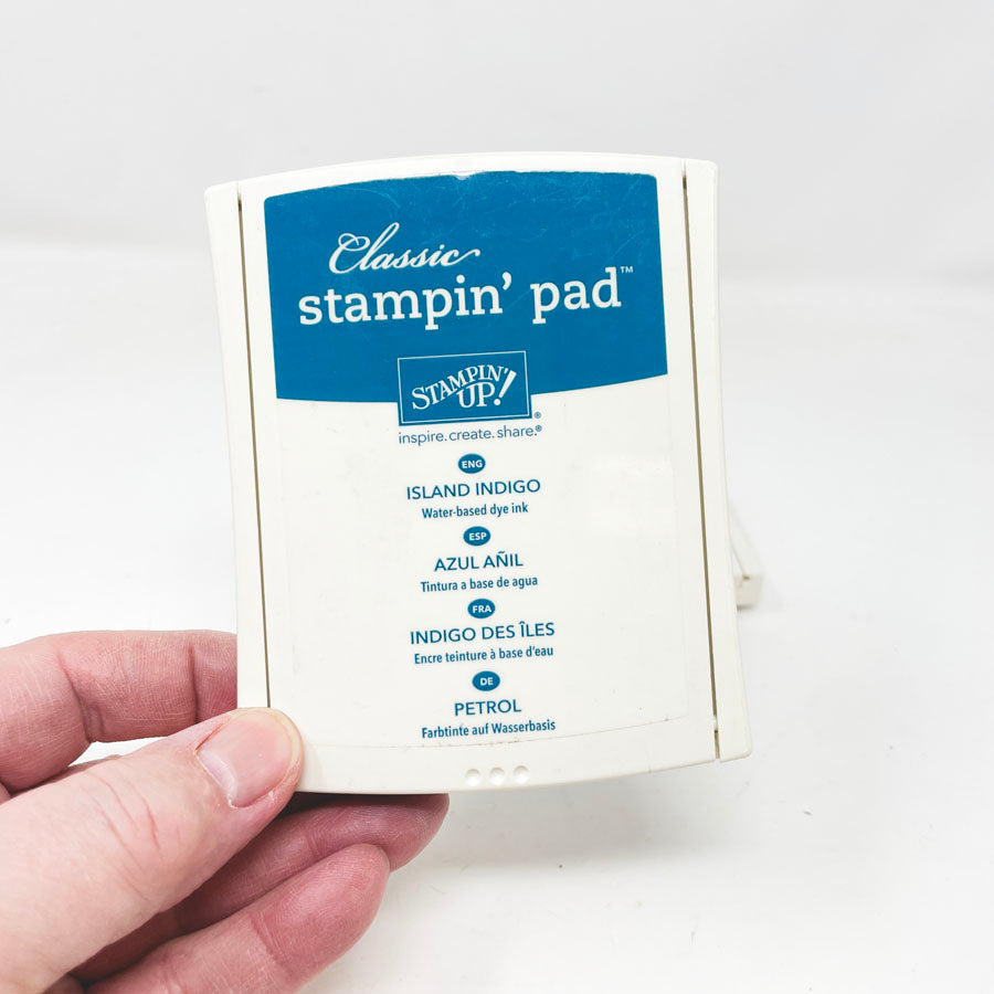 Blue/Green/Yellow/Neutral: Classic Stampin' Up Stamp Pads