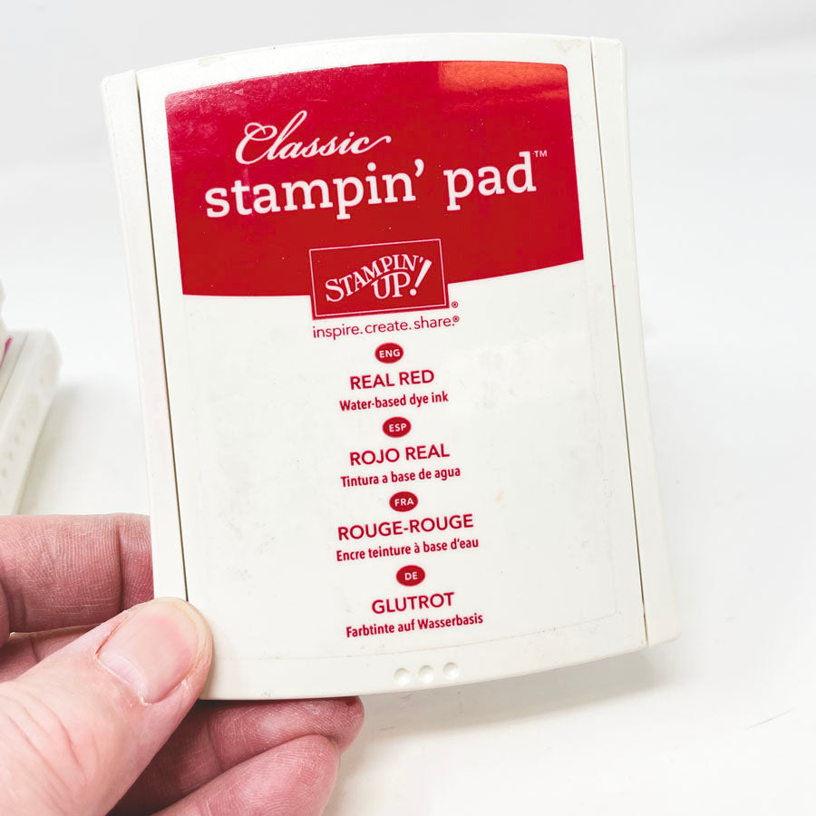 Orange/Red/Pink/Purple: Classic Stampin' Up Stamp Pads