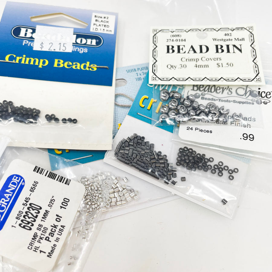 Bundle of Crimp Beads & End Caps