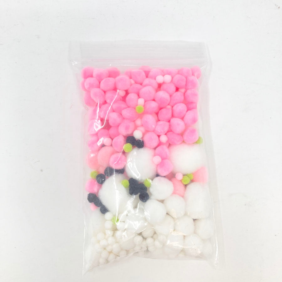 Medium Bag of Pom Poms - Assorted Colors