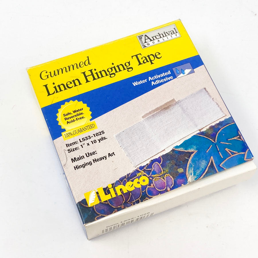 Archival Quality- Gummed Linen Hinging Tape