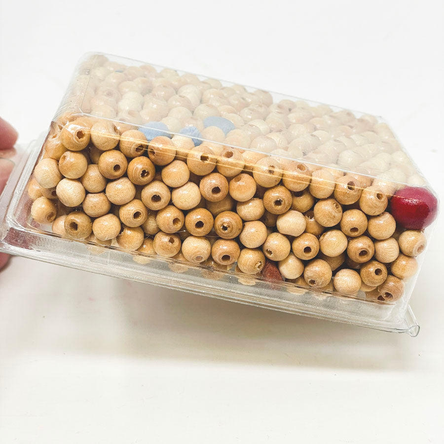 Mixed Wood Bead Soup Pack