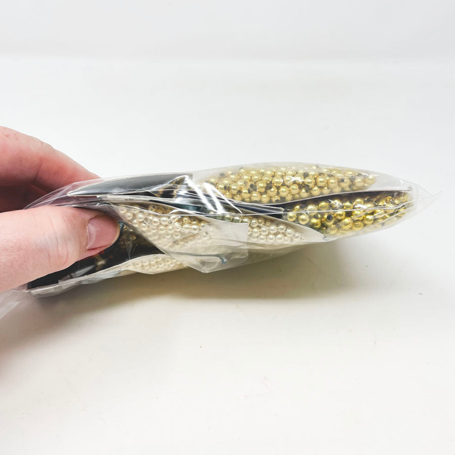 Gold Plastic Bead Mega Bundle