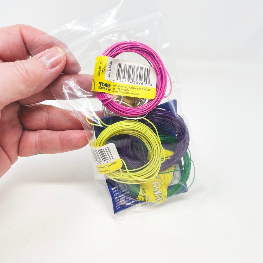 Bag of Plastic Coated Jewelry Wire