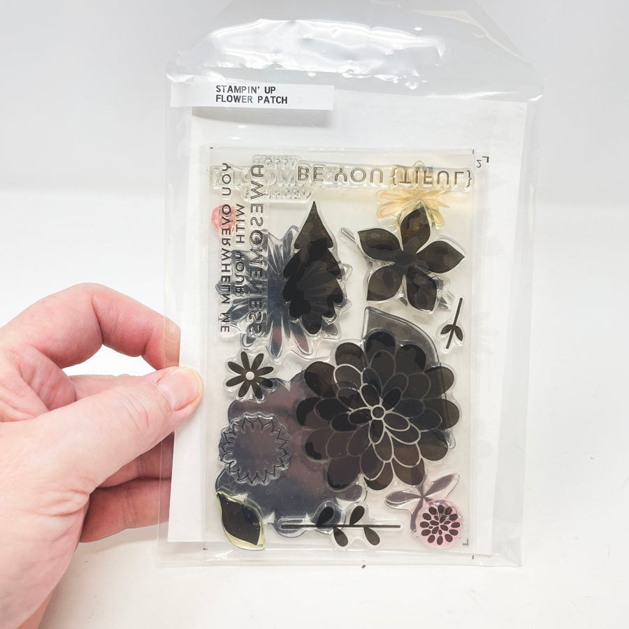 Flower Patch Cling Stamps - Stampin' Up
