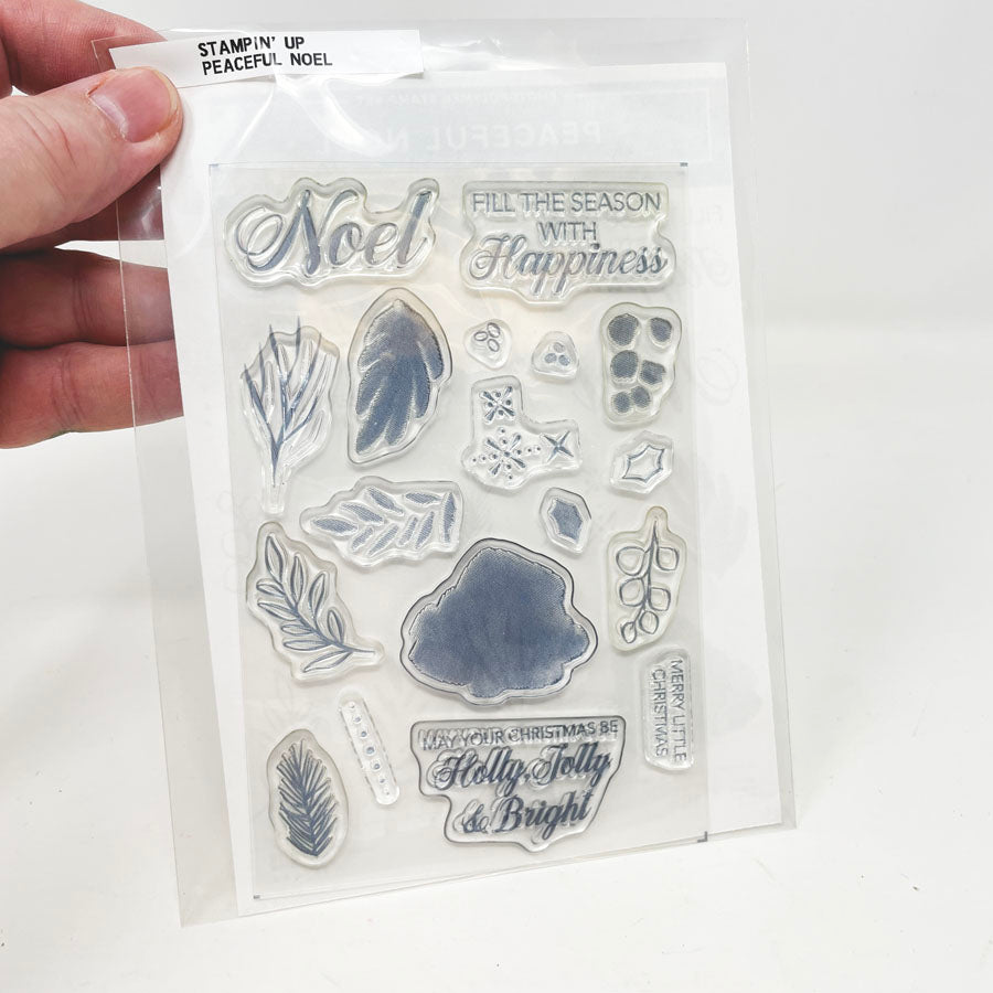 Peaceful Noel Cling Stamps - Stampin' Up