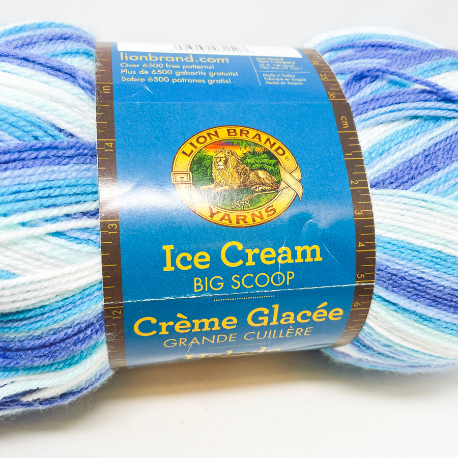 Lion Brand Ice Cream Big Scoop Yarn – Blue Moon