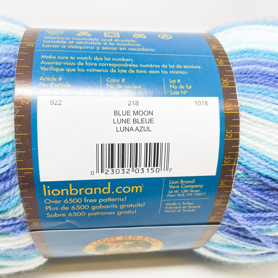 Lion Brand Ice Cream Big Scoop Yarn – Blue Moon