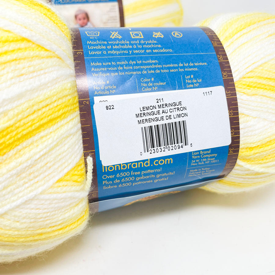 Lion Brand Ice Cream Big Scoop Yarn – Lemon Meringue