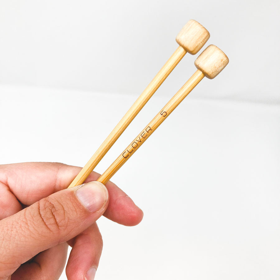 Clover Bamboo Knitting Needles - Pick a Size
