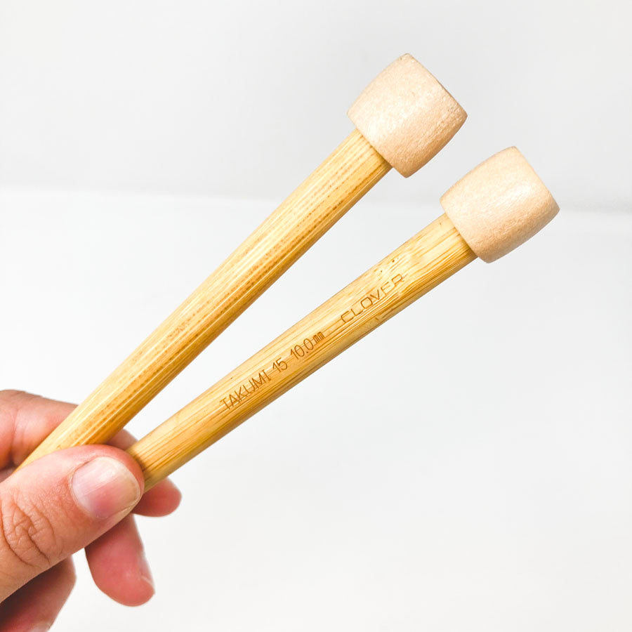 Clover Bamboo Knitting Needles - Pick a Size