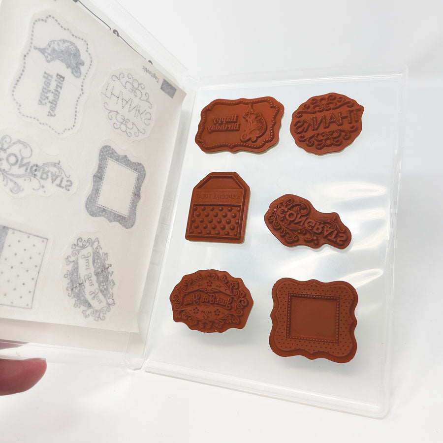 Tagtastic - Stampin' Up Cling Stamp Set