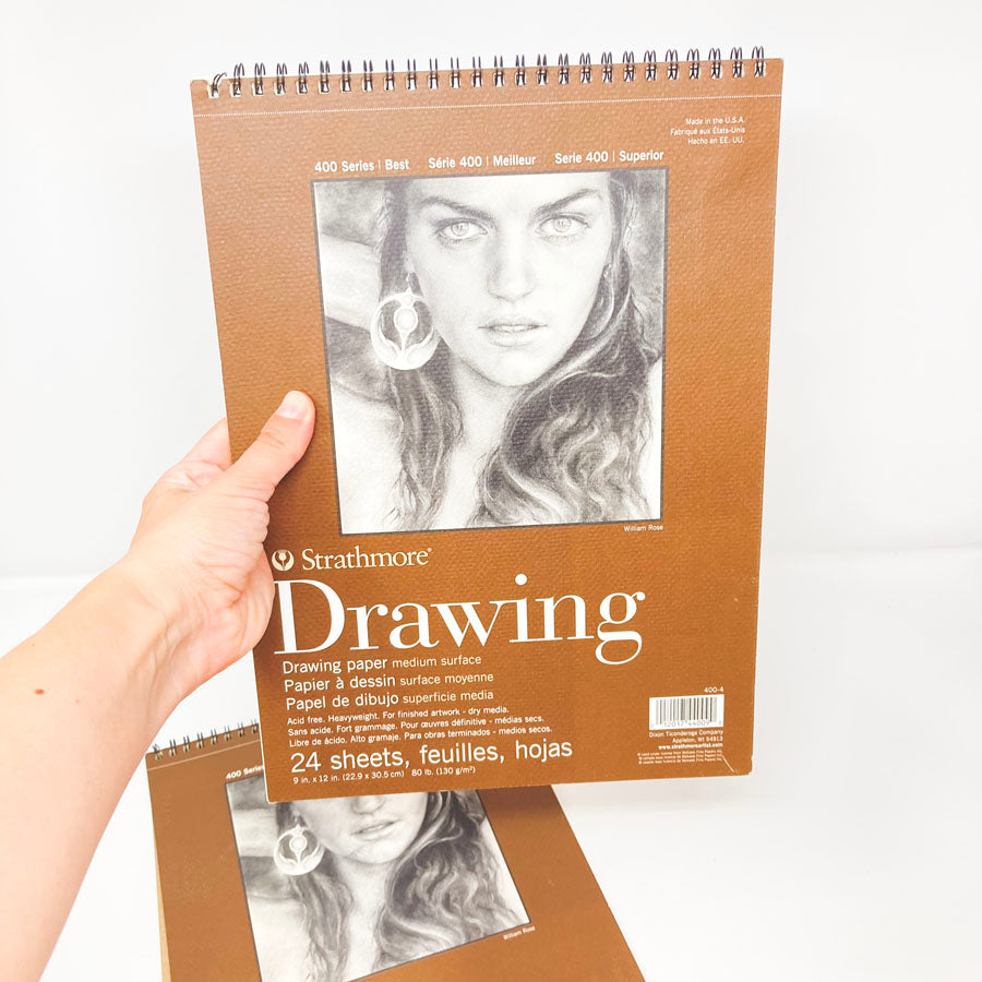 Strathmore 400 Series Drawing Pad - Spiral Top - Pick a Size