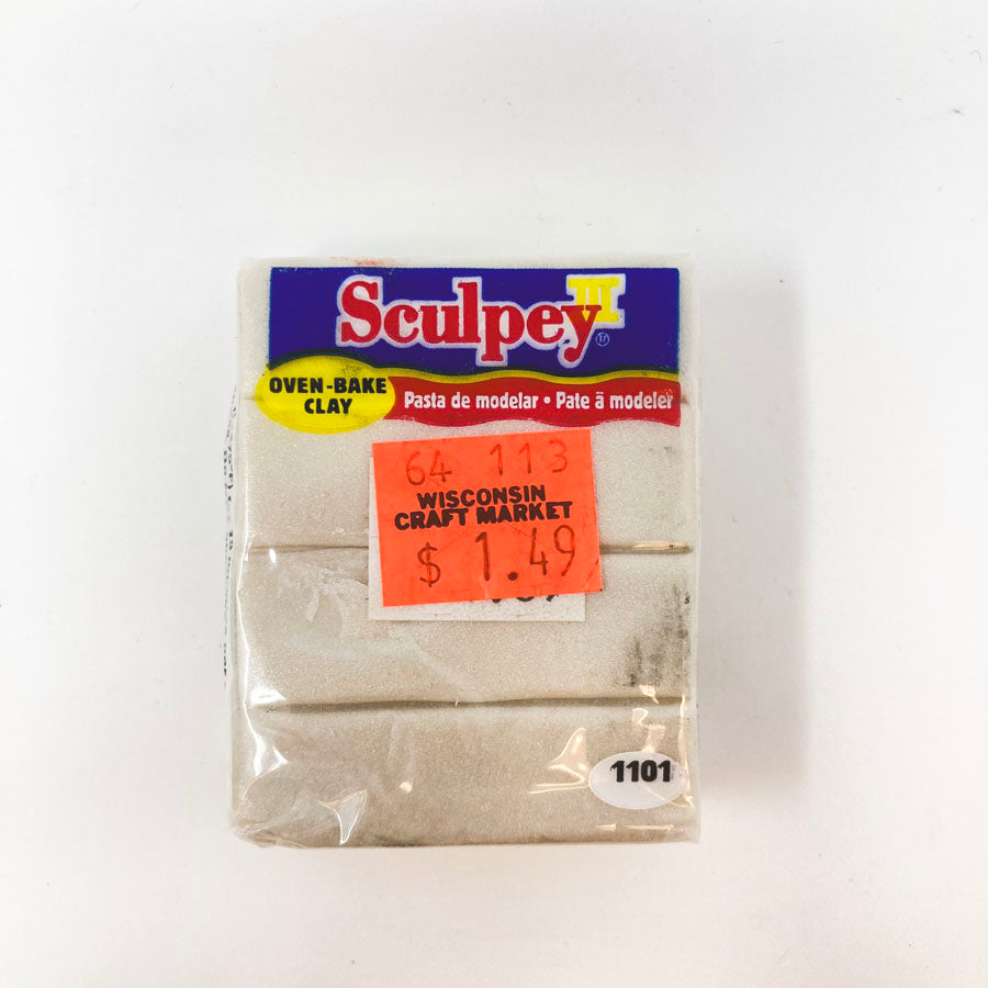 Sculpey Clay - Pearl 1101