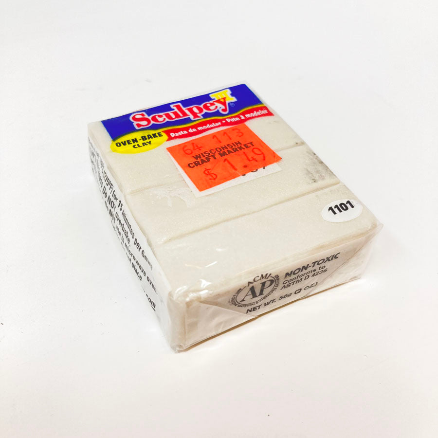 Sculpey Clay - Pearl 1101