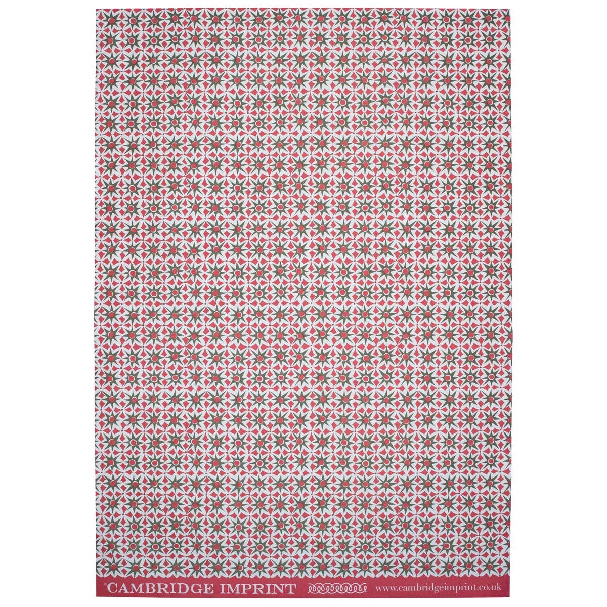 NEW // Cambridge Imprint - Patterned Paper Alhambra Green and Pink