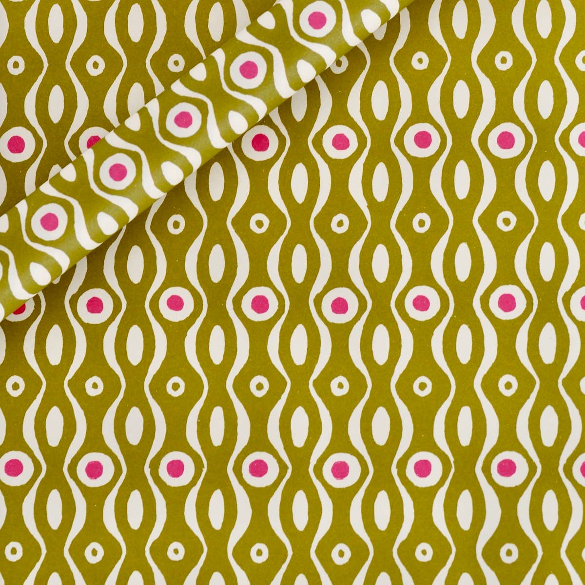 NEW // Cambridge Imprint - Patterned Paper Persephone Bright Olive and Cool Pink