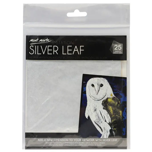 NEW // Imitation Silver Leaf by Mont Marte