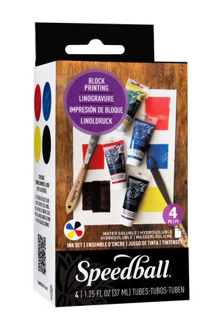 NEW // Speedball Water-Soluble Block Printing Ink Set