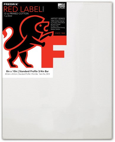 NEW // Fredrix Artist Series Red Label Stretched Canvas