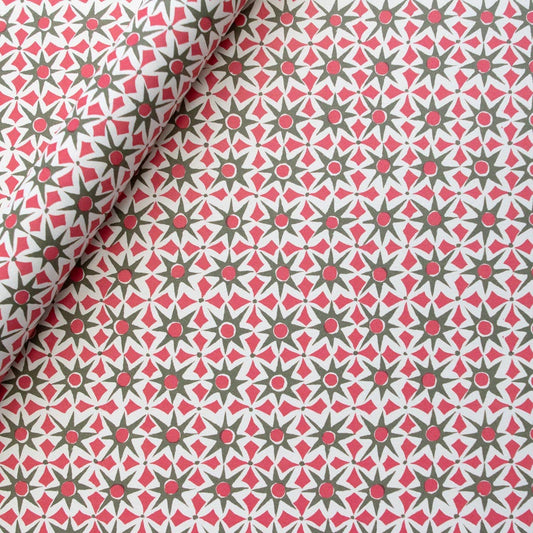 NEW // Cambridge Imprint - Patterned Paper Alhambra Green and Pink
