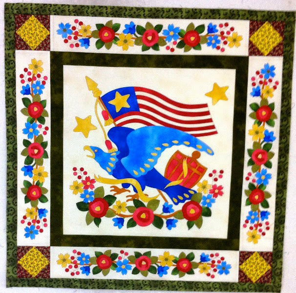 21" x 24" Eagle Panel - Touch of Baltimore Little Quilts for Henry Glass