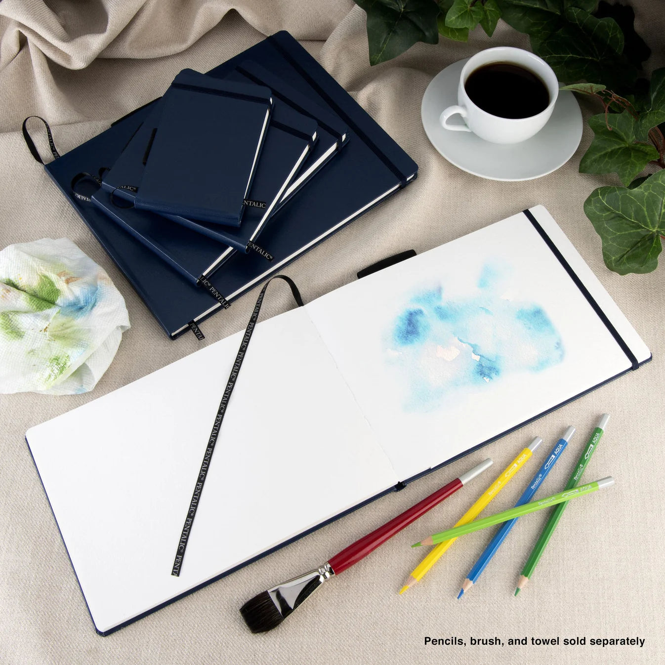 NEW // 8" x 5" Pentalic Aqua Journal